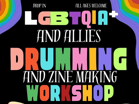drumming and zine workshop banbury
